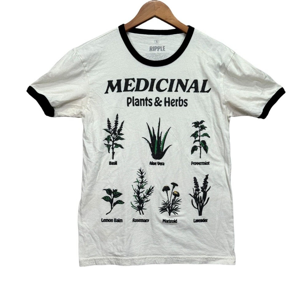 Ripple Medicinal Plants Herbs Gardening Gardener Summer Ringer VTG Rare Men's S